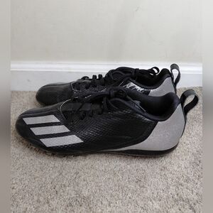 Adidas Men's Size 11  Black and Gray Football  Shoes